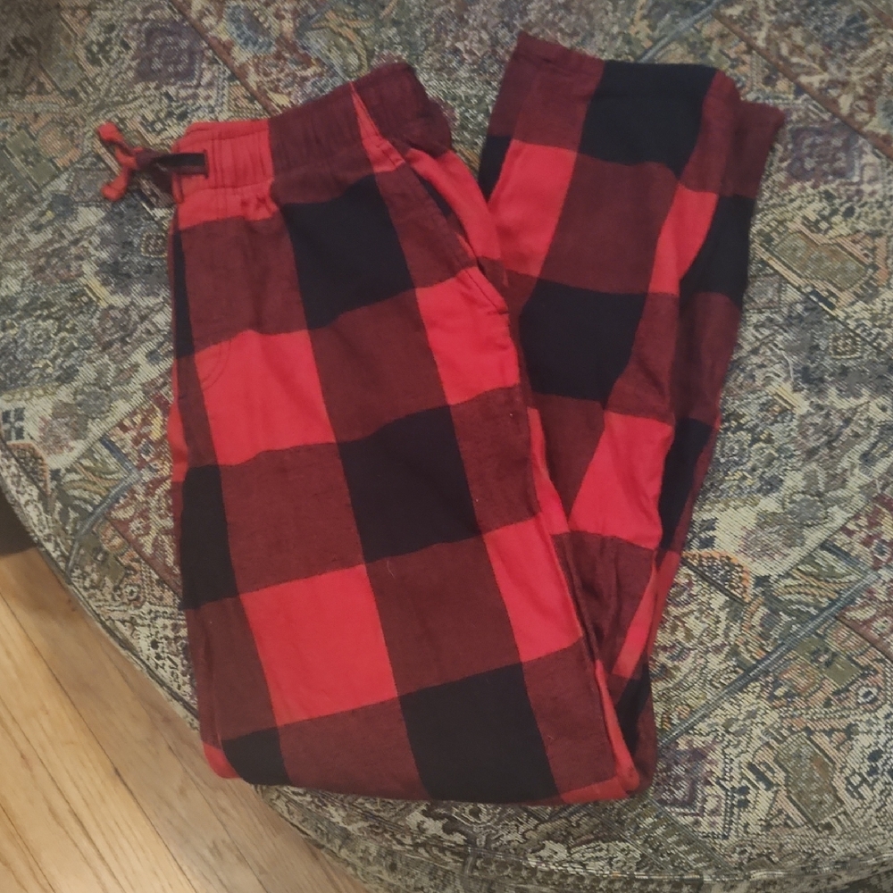 Red & Black Flannel PJ pants From Old Navy